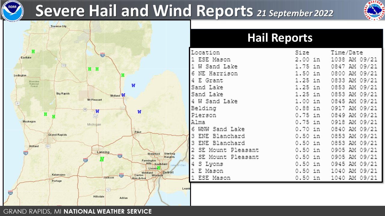 September 21, 2022 Large Hail